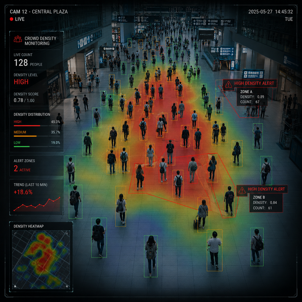 Crowd Density Monitoring
